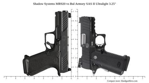 Shadow Systems Mr Vs Bul Armory Sas Ii Ultralight Size