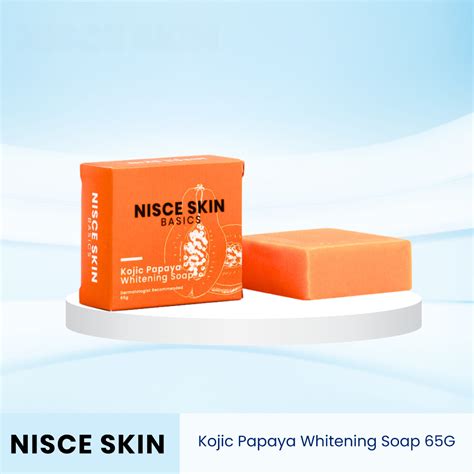 NISCE SKIN Kojic Papaya Whitening Soap 65G Shopee Philippines