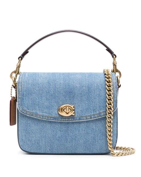 Coach Cassie Denim Crossbody Bag In Blue Lyst Uk