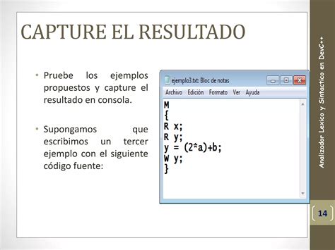 Clase Explicacion Analizador Lexico Sintactico Mini Dev Ppt