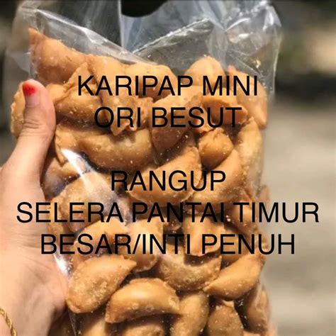 KARIPAP MINI RANGUP INTI SERUNDING IKAN ORIGINAL BESUT TERENGGANU