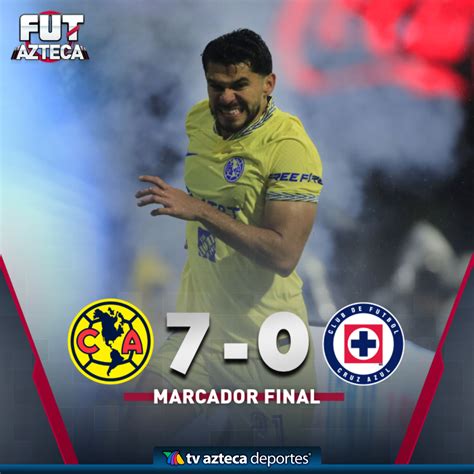 TV Azteca Deportes on Twitter GOLEADA HISTÓRICA El América le