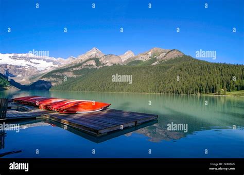 Lake Louise in Alberta, Canada Stock Photo - Alamy