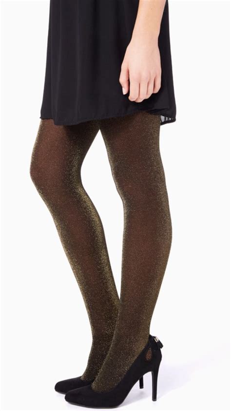 Charming Charlie Step Out Lurex Tights Fashion Tights