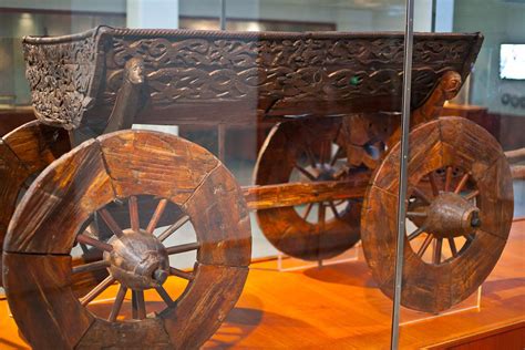 The Oseberg Wagon Viking Museum Viking History Wagon