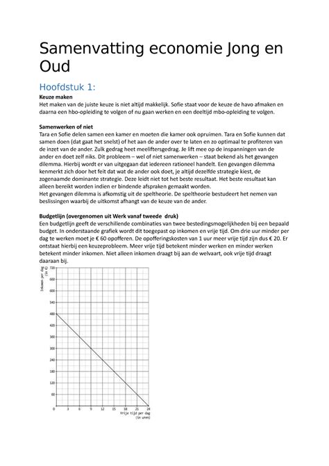 1448623936 Samenvattingeconomie Jongen Oud Samenvatting Economie Jong