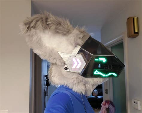 Premade Protogen Head Furry Fursuit Etsy Uk