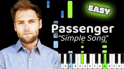 Simple Song Piano How To Play Passenger Simple Song Piano Tutorial