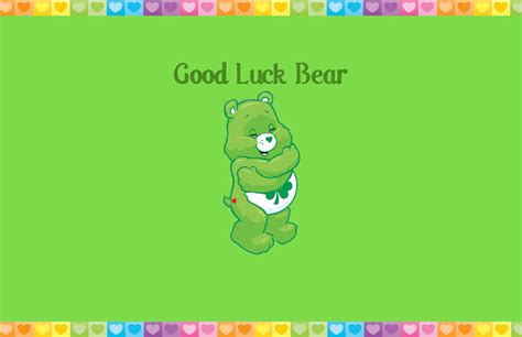 Good Luck Bear wallpaper by CaptainElsa on DeviantArt