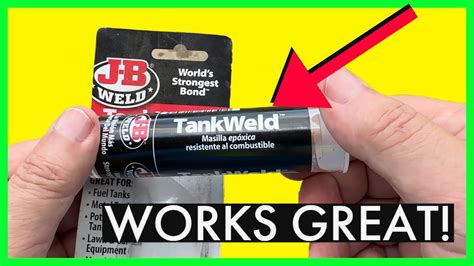 J B Weld 8217 TankWeld Gas Tank Repair 1 Oz Dark Grey YouTube