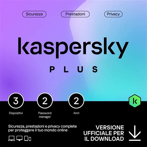 Kaspersky Plus Dispositivi Anni Con Anti Phishing E