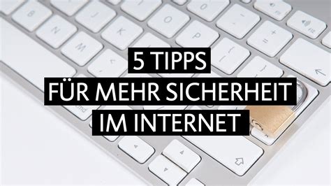 Sicherheit Im Internet 5 Tipps Youtube