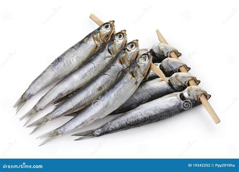 Semi Dried Anchovy Japanese Food Stock Photo Image Of Healthy