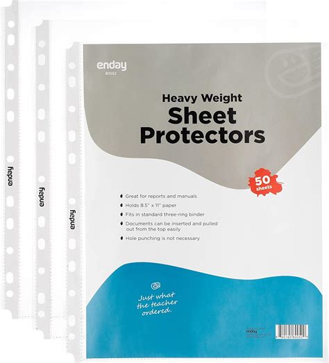 amazoncom clear sheet protectors   ring binder page protectors