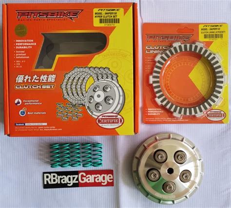 Pitsbike Hyper Clutch W Lining Spring Set Sniper Mx King