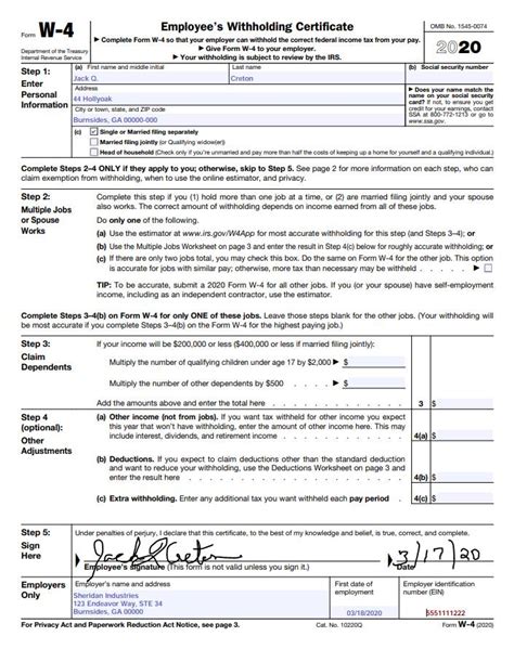 W4 Form 2024 Instructions For Employers Renee Maureen