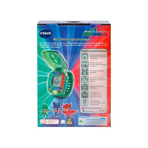 Reloj Digital Educativo Verde Pj Masks Gekko Vtech Alcampo Haz Tu