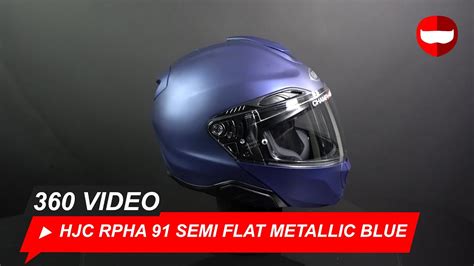 Hjc Rpha Semi Flat Metallic Blue Championhelmets Youtube