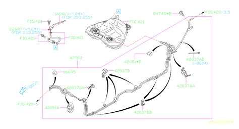 Subaru Forester Fuel Tank Pressure Sensor 22627AA280 Genuine Subaru