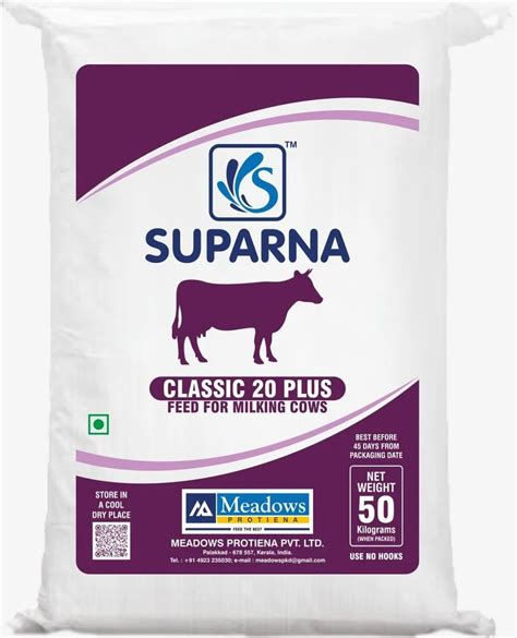 Pellet Suparna Classic Milk Cattle Feed Packaging Type Hdpe Bag