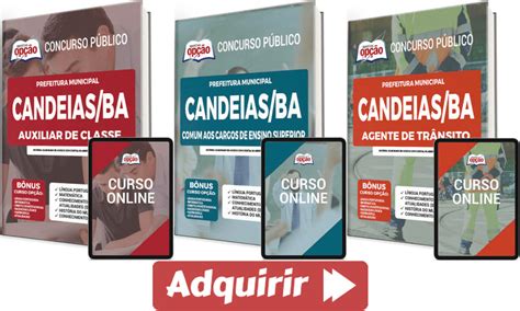 Apostilas Livro E Digital Concurso Da Prefeitura De Candeias Ba