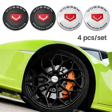 Pcs Vossen Logo Wheel Center Hub Cap Car Rims Dust Proof Cover Hubcaps