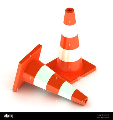 Border Cone Cut Out Stock Images And Pictures Alamy