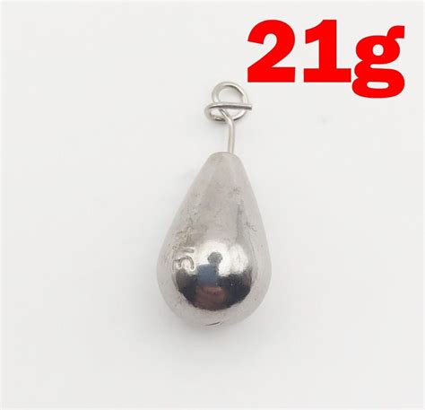 Tungsten Tear Drop Shot Pcs Fishing Fastach Clip On Weights Sinkers