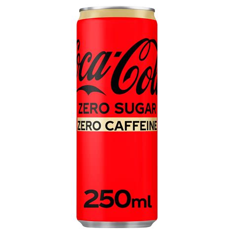 Coca Cola Zero Sugar Zero Cafeine Per Blik 250 Ml PLUS