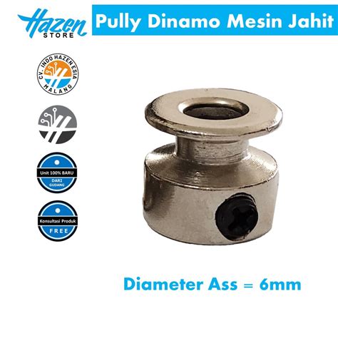 Jual Puli Pulley Gear Dinamo Mesin Jahit Singer National Butterfly YKK