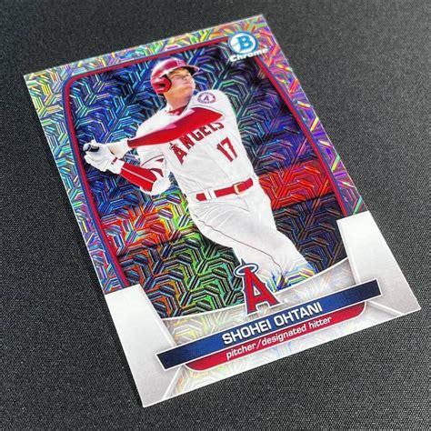 Yahooオークション 最新 2023 Topps Bowman Chrome Mega 大谷翔平 N