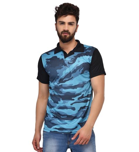 Polyester Graphic Printed Sublimation T Shirts Polo Neck At Rs 250