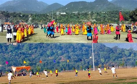 श्रीनगर गढ़वाल राज्य स्तरीय स्कूली फुटबॉल प्रतियोगिता का रंगारंग आगाज