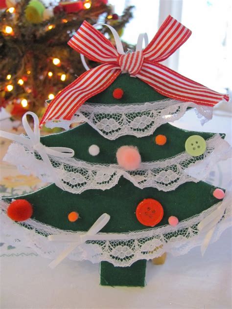 christmas tree craft crafts  la mode