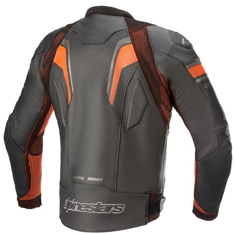 Blousons Moto Cuir Homme GP PLUS R V3 RIDEKNIT ALPINESTARS NOIR ROUGE