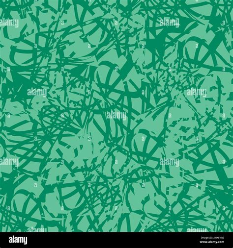 A Green Abstract Texture Seamless Vector Pattern Stock Vector Image