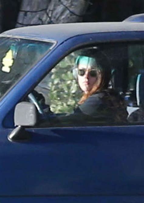 Kristen Stewart Driving in Los Angeles – celebsla.com