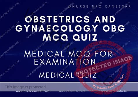 Obstetrics And Gynaecology Obg Mcq Quiz Journey Of Nurse Begins Here