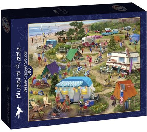 Camping Ved Havet 500 Brikker Puslespil Bluebird Puzzle 90587