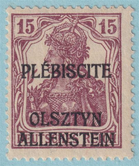 Allenstein Mint Never Hinged Og No Faults Very Fine Kud