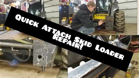 How To Repair Quick Attach Locking Pins On Skid Loader YouTube