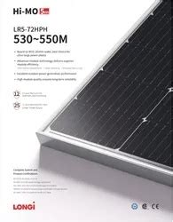 Longi W Lr Hph M Half Mono Solar Panel Longi Solar Panels