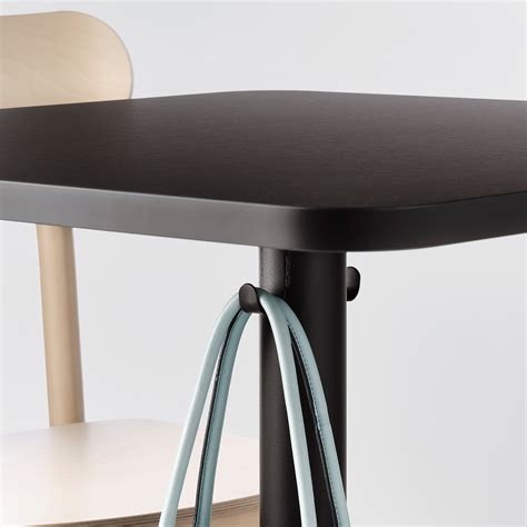 STENSELE Table, anthracite, anthracite, 27 1/2x27 1/2" - IKEA