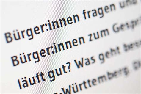 Gr N Schwarz Findet L Sung Im Streit Um Ein Genderverbot In Baden