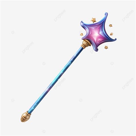 Magic Wand Illustration 3d Magic Wand 3d PNG Transparent Image And