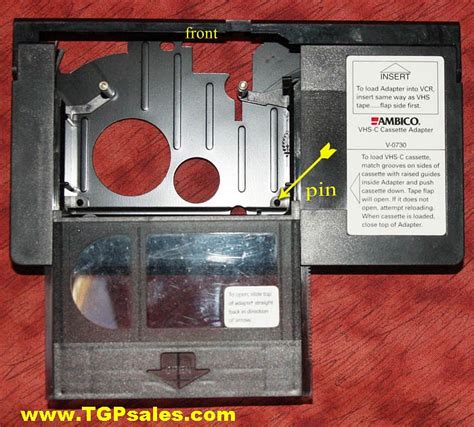 VHS-C adapter fix | TGP Sales - a subsidiary of TGrant Photo