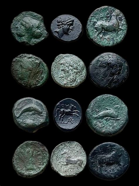 Greece Magna Graecia Lot x 6 Æ coins Sicily Syracuse Catawiki