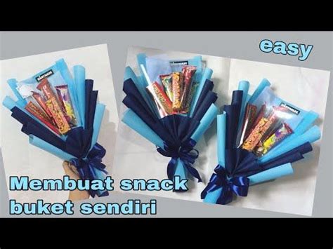 Tutorial Cara Buat Bouquet Coklat Simple Easy Chocolate Bouquet 27