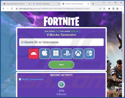 Fortnite V Bucks Generator Fraude Passos de remoção e recuperação