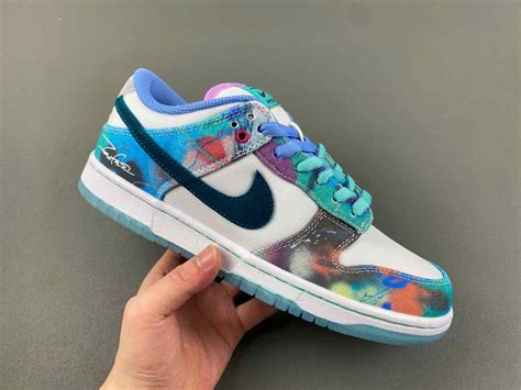 Futura Laboratories X Nike Sb Dunk Low Bleached Aqua 2024